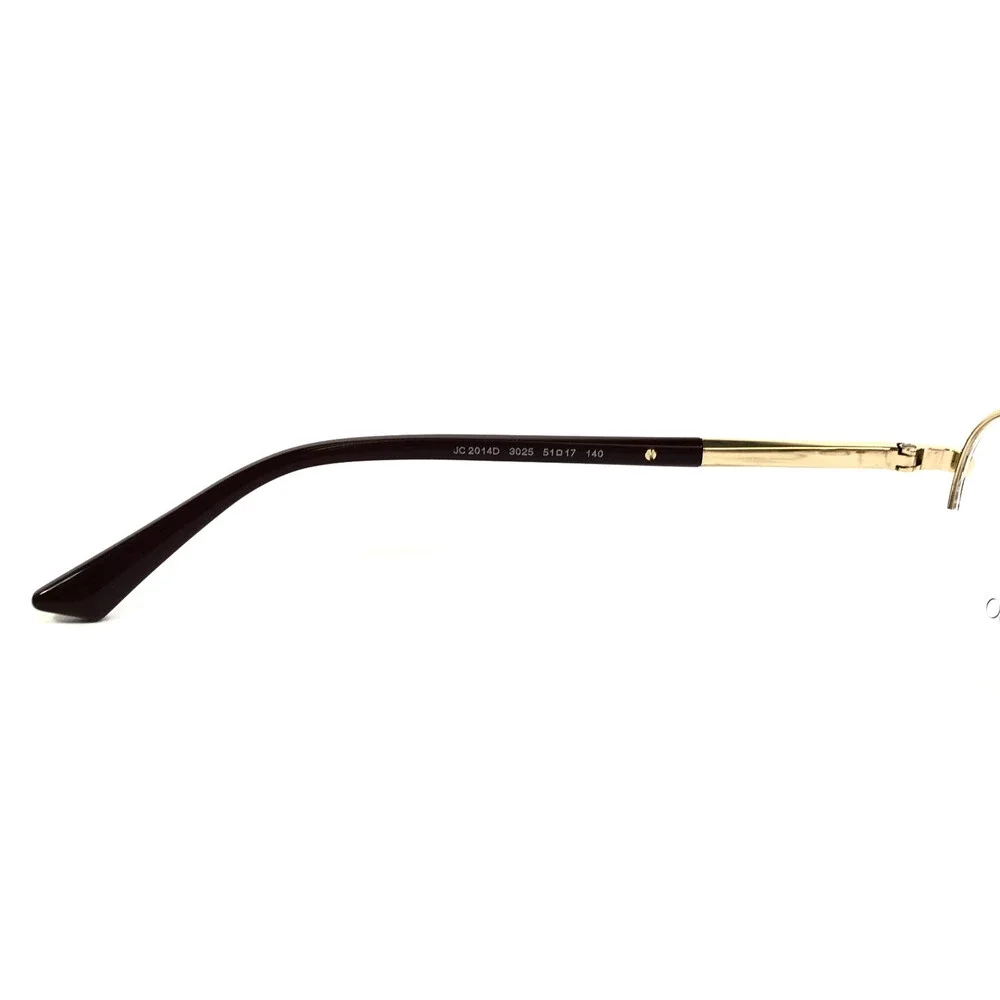 Jimmy Choo Eyeglasses Frames JC2014D 3025 Red Gold Round Asian Fit 51-17-140